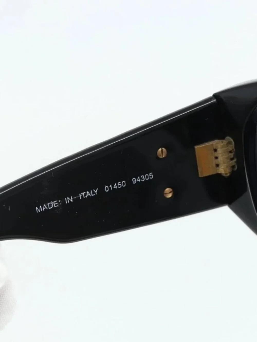 CHANEL Sunglasses plastic Black CC Auth YKZ400